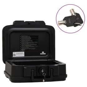 Caja fuerte negra 38x32,5x16,5 cm de , Cajas fuertes - Ref: Foro24-154960, Precio: 91,58 €, Descuento: %