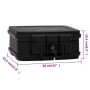 Caja fuerte de polipropileno negro 38x32,5x16,5 cm de , Cajas fuertes - Ref: Foro24-154960, Precio: 86,64 €, Descuento: %