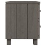 Mesita de noche HAMAR pino macizo gris claro 40x35x44,5 cm de vidaXL, Mesitas de noche - Ref: Foro24-340407, Precio: 45,19 €,...