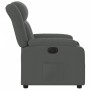 Sillón reclinable eléctrico de tela gris oscuro en Sillones | Comprar online en Foru.es