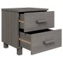Mesita de noche HAMAR pino macizo gris claro 40x35x44,5 cm de vidaXL, Mesitas de noche - Ref: Foro24-340407, Precio: 45,19 €,...