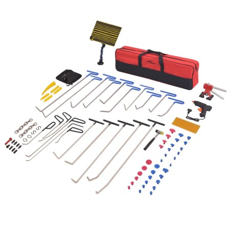 Set reparación de abolladuras sin pintura acero inoxidable de vidaXL, Herramientas de mano - Ref: Foro24-210400, Precio: 173,...
