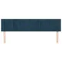 Kopfteile 2 Einheiten aus dunkelblauem Samt 80x5x78/88 cm von , Kopf- und Fußteile - Ref: Foro24-346268, Preis: 70,23 €, Raba...