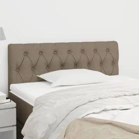 Taupe gray fabric headboard 100x7x78/88 cm by , Headboards and footboards - Ref: Foro24-346330, Price: 47,94 €, Discount: %