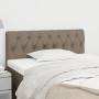 Cabecero de tela gris taupe 100x7x78/88 cm de , Cabeceros y pies de cama - Ref: Foro24-346330, Precio: 48,38 €, Descuento: %