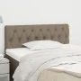 Cabecero de tela gris taupe 100x7x78/88 cm de , Cabeceros y pies de cama - Ref: Foro24-346330, Precio: 47,94 €, Descuento: %