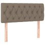 Cabecero de tela gris taupe 100x7x78/88 cm de , Cabeceros y pies de cama - Ref: Foro24-346330, Precio: 48,38 €, Descuento: %