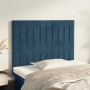 Cabeceros 2 unidades de terciopelo azul oscuro 80x5x78/88 cm de , Cabeceros y pies de cama - Ref: Foro24-3116604, Precio: 72,...