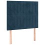 Cabeceros 2 unidades de terciopelo azul oscuro 80x5x78/88 cm de , Cabeceros y pies de cama - Ref: Foro24-3116604, Precio: 72,...
