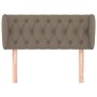 Cabecero de tela gris taupe 103x23x78/88 cm de , Cabeceros y pies de cama - Ref: Foro24-3117474, Precio: 56,58 €, Descuento: %
