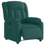 Sillón reclinable eléctrico tela verde oscuro en Sillones | Comprar online en Foru.es
