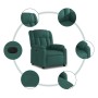Sillón reclinable eléctrico tela verde oscuro en Sillones | Comprar online en Foru.es