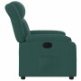 Sillón reclinable eléctrico tela verde oscuro en Sillones | Comprar online en Foru.es