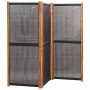 Biombo divisor de 3 paneles negro 210x180 cm de , Divisores de ambientes - Ref: Foro24-319179, Precio: 109,40 €, Descuento: %