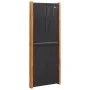 Biombo divisor de 3 paneles negro 210x180 cm de , Divisores de ambientes - Ref: Foro24-319179, Precio: 107,34 €, Descuento: %