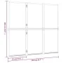 Biombo divisor de 3 paneles negro 210x180 cm de , Divisores de ambientes - Ref: Foro24-319179, Precio: 107,34 €, Descuento: %
