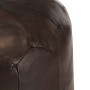Puf marrón oscuro 40x35 cm cuero auténtico de cabra de , Otomanas - Ref: Foro24-248130, Precio: 122,92 €, Descuento: %