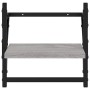 Estantes pared con barras 4 pzas madera ingeniería gris Sonoma de , Estantes y estanterías - Ref: Foro24-836266, Precio: 36,9...