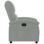 Sillón reclinable de terciopelo gris claro de , Sillones - Ref: Foro24-371797, Precio: 206,60 €, Descuento: %