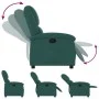 Sillón reclinable de tela verde oscuro de , Sillones - Ref: Foro24-371757, Precio: 189,44 €, Descuento: %