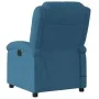 Sillón de masaje reclinable de terciopelo azul de , Sillones - Ref: Foro24-371818, Precio: 237,85 €, Descuento: %