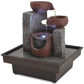 Indoor fountain with LED light made of polyresin by vidaXL, Fountains and waterfalls - Ref: Foro24-244284, Price: 39,82 €, Di...