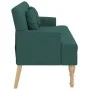 Banco con cojines tela verde oscuro 113x64,5x75,5 cm de , Bancos - Ref: Foro24-372134, Precio: 185,65 €, Descuento: %