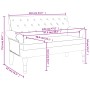 Banco con respaldo ante sintético marrón 120x62x75,5 cm de , Bancos - Ref: Foro24-372129, Precio: 161,56 €, Descuento: %