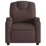 Sillón de masaje reclinable de tela marrón oscuro de , Sillones - Ref: Foro24-372382, Precio: 231,67 €, Descuento: %