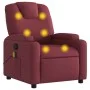 Sillón de masaje reclinable de tela color vino tinto de , Sillones - Ref: Foro24-372380, Precio: 224,48 €, Descuento: %