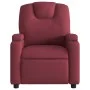 Sillón de masaje reclinable de tela color vino tinto de , Sillones - Ref: Foro24-372380, Precio: 224,48 €, Descuento: %