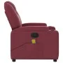 Sillón de masaje reclinable de tela color vino tinto de , Sillones - Ref: Foro24-372380, Precio: 224,48 €, Descuento: %