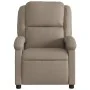 Sillón reclinable de cuero sintético color capuchino de , Sillones - Ref: Foro24-371781, Precio: 221,08 €, Descuento: %