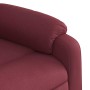 Sillón de masaje reclinable eléctrico tela rojo tinto en Sillones | Comprar online en Foru.es