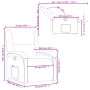 Sillón reclinable de cuero sintético crema de , Sillones - Ref: Foro24-371776, Precio: 198,02 €, Descuento: %
