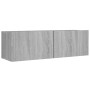Set de muebles para TV 4 pzas madera contrachapada gris Sonoma de , Muebles TV - Ref: Foro24-3114212, Precio: 172,45 €, Descu...