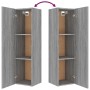 Set de muebles para TV 4 pzas madera contrachapada gris Sonoma de , Muebles TV - Ref: Foro24-3114212, Precio: 172,45 €, Descu...