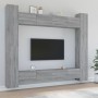 Set de muebles para TV 8 pzas madera contrachapada gris Sonoma de , Muebles TV - Ref: Foro24-3114244, Precio: 377,02 €, Descu...