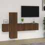 Set de muebles para TV 3 pzas madera contrachapada roble marrón de , Muebles TV - Ref: Foro24-3120229, Precio: 115,31 €, Desc...