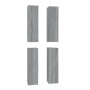 Muebles TV 4 uds madera contrachapada gris Sonoma 30,5x30x110cm de , Muebles TV - Ref: Foro24-3120333, Precio: 168,58 €, Desc...