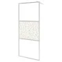 Duschwand mit ESG-Glasablage aus verchromtem Aluminium 100x195cm von , Duschwände und Duschwände - Ref: Foro24-3185502, Preis...
