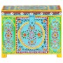 Caja almacenaje pintada a mano 50x40x40 cm madera mango maciza de , Cestas para almacenaje - Ref: Foro24-323540, Precio: 160,...