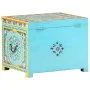 Caja almacenaje pintada a mano 50x40x40 cm madera mango maciza de , Cestas para almacenaje - Ref: Foro24-323540, Precio: 156,...