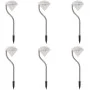 Lámparas LED solares para jardín 6 unidades 9x7,8x29,5 cm de , Iluminación de exterior - Ref: Foro24-42341, Precio: 20,96 €, ...