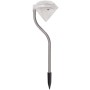 Lámparas LED solares para jardín 6 unidades 9x7,8x29,5 cm de , Iluminación de exterior - Ref: Foro24-42341, Precio: 21,32 €, ...