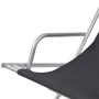 Reclining sun loungers 2 units black steel by vidaXL, Loungers - Ref: Foro24-42936, Price: 141,12 €, Discount: %