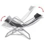 Reclining sun loungers 2 units black steel by vidaXL, Loungers - Ref: Foro24-42936, Price: 141,12 €, Discount: %
