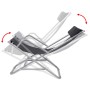 Tumbonas reclinables 2 unidades acero negro de vidaXL, Tumbonas - Ref: Foro24-42936, Precio: 134,62 €, Descuento: %