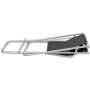 Tumbonas reclinables 2 unidades acero negro de vidaXL, Tumbonas - Ref: Foro24-42936, Precio: 134,62 €, Descuento: %