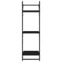 Estantes de pared con barras 6 pzas madera de ingeniería negro de , Estantes y estanterías - Ref: Foro24-836268, Precio: 58,3...